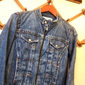 Vintage Tommy Hilfiger Jeans Denim Jacket Size Medium Y2K 2004 Retro Medium Wash